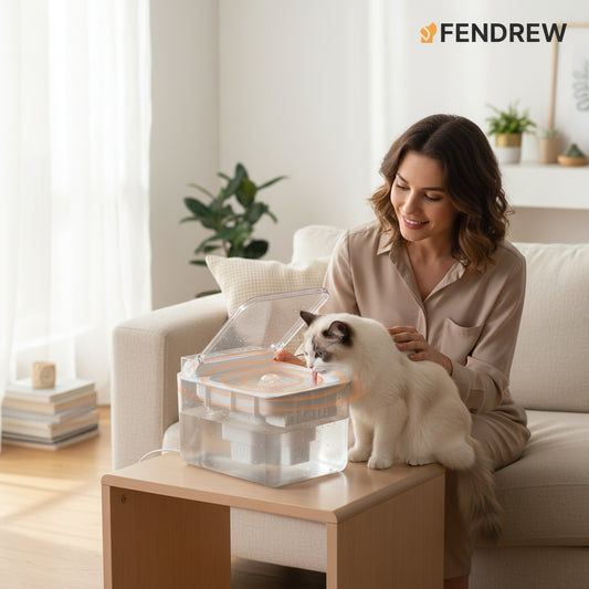 Automatic Pet Fountain With Sensor