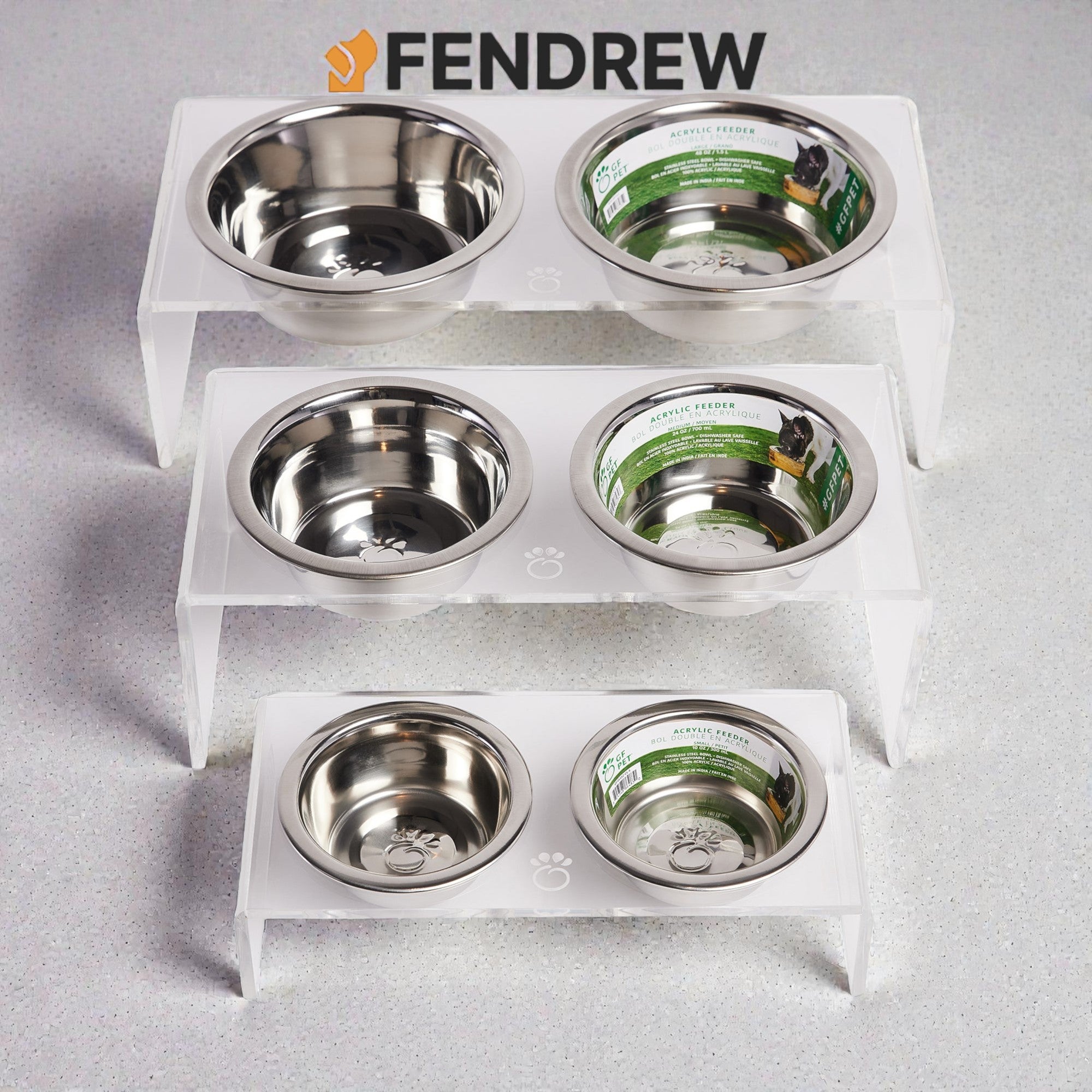 Acrylic Double Feeder