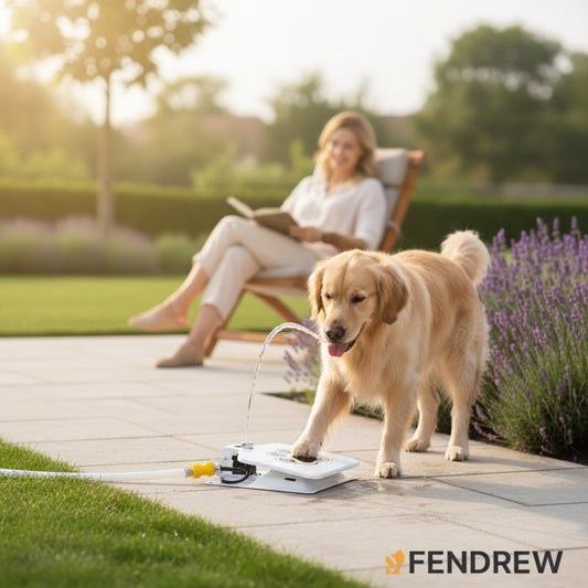 Dog Water Fountain Outdoor Step On