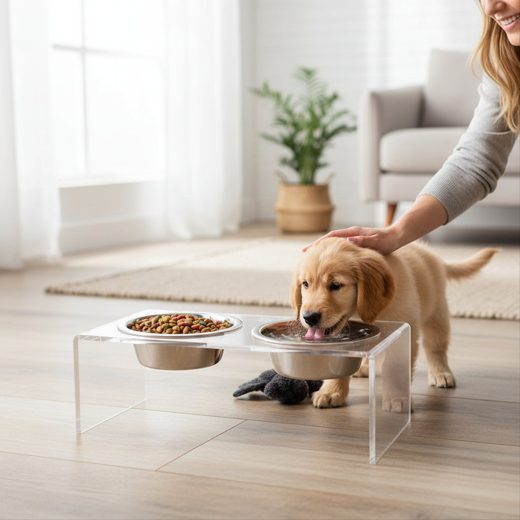 Acrylic Double Feeder