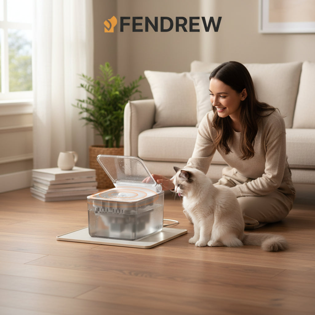 Automatic Pet Fountain With Sensor