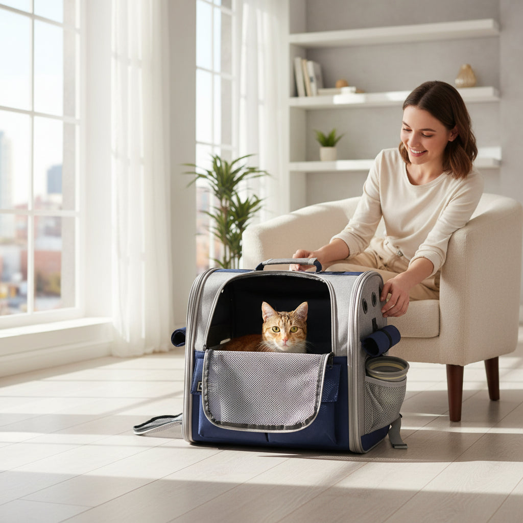 Stylish Foldable Soft Pet Carrier